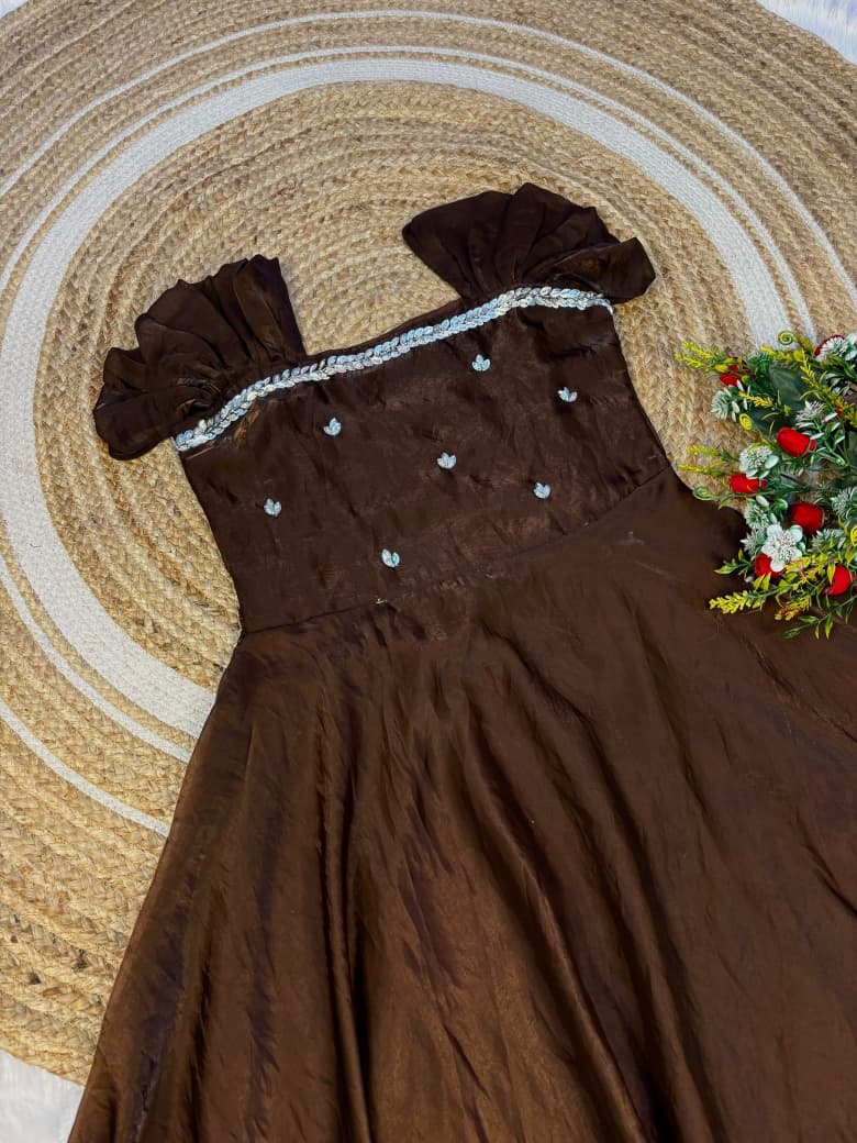 Space silk designer gown ✨