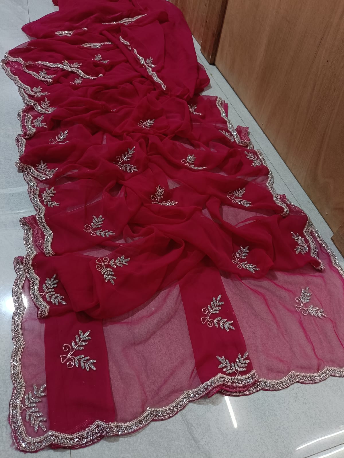 Lilly royal georgette saree ✨