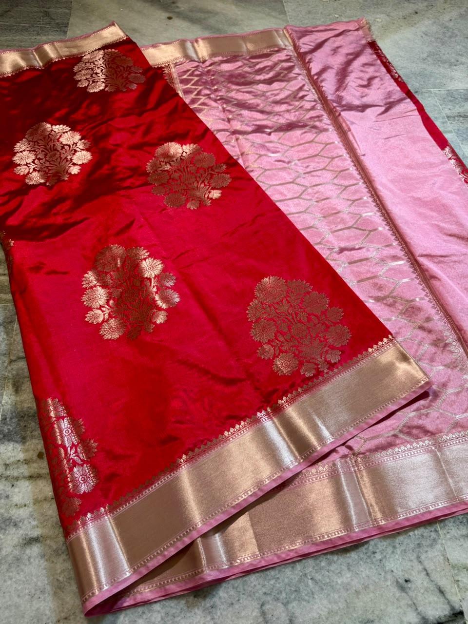 Banarasi ketan silk fabric saree
