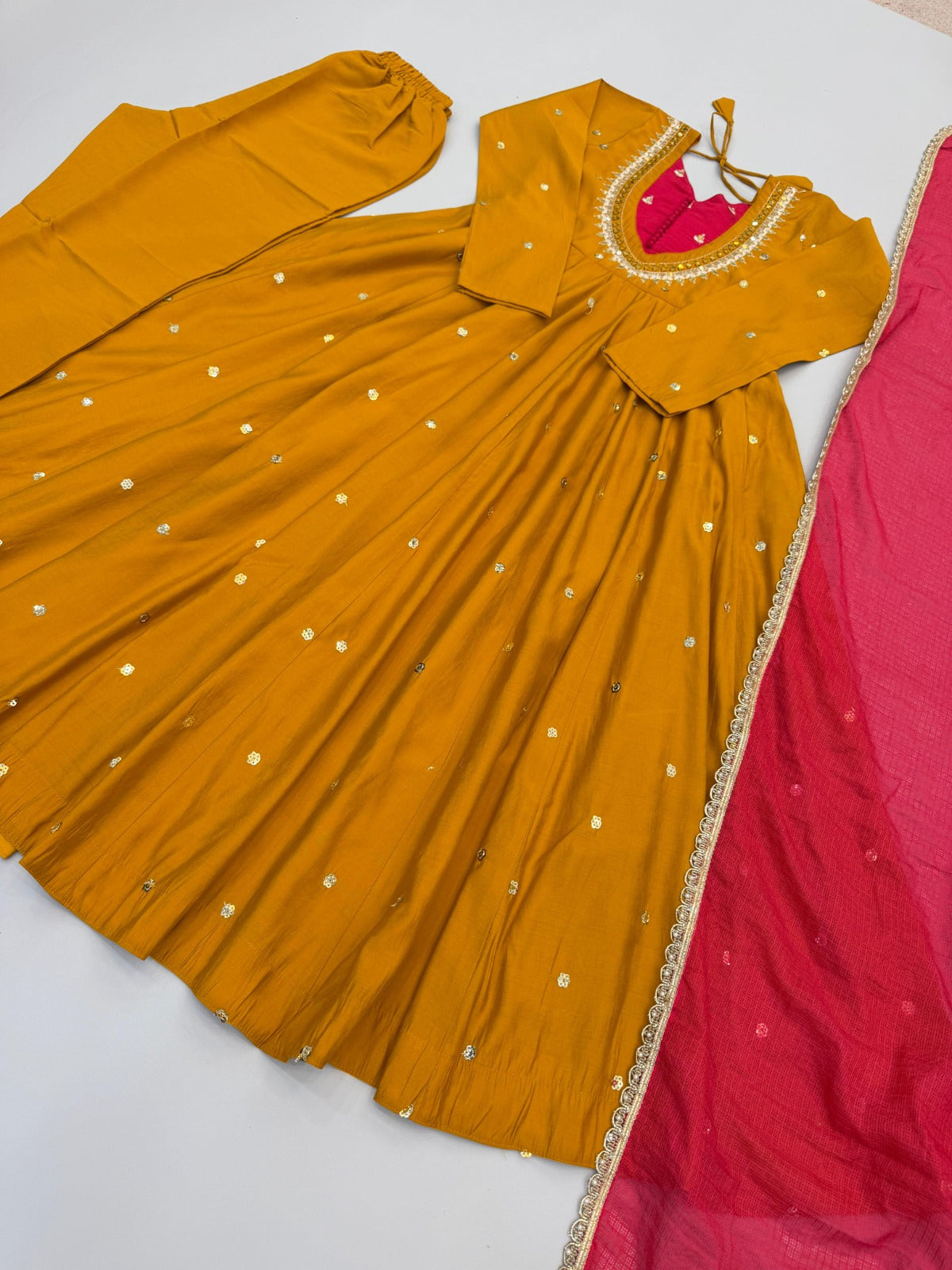 Party wear anarkali suit