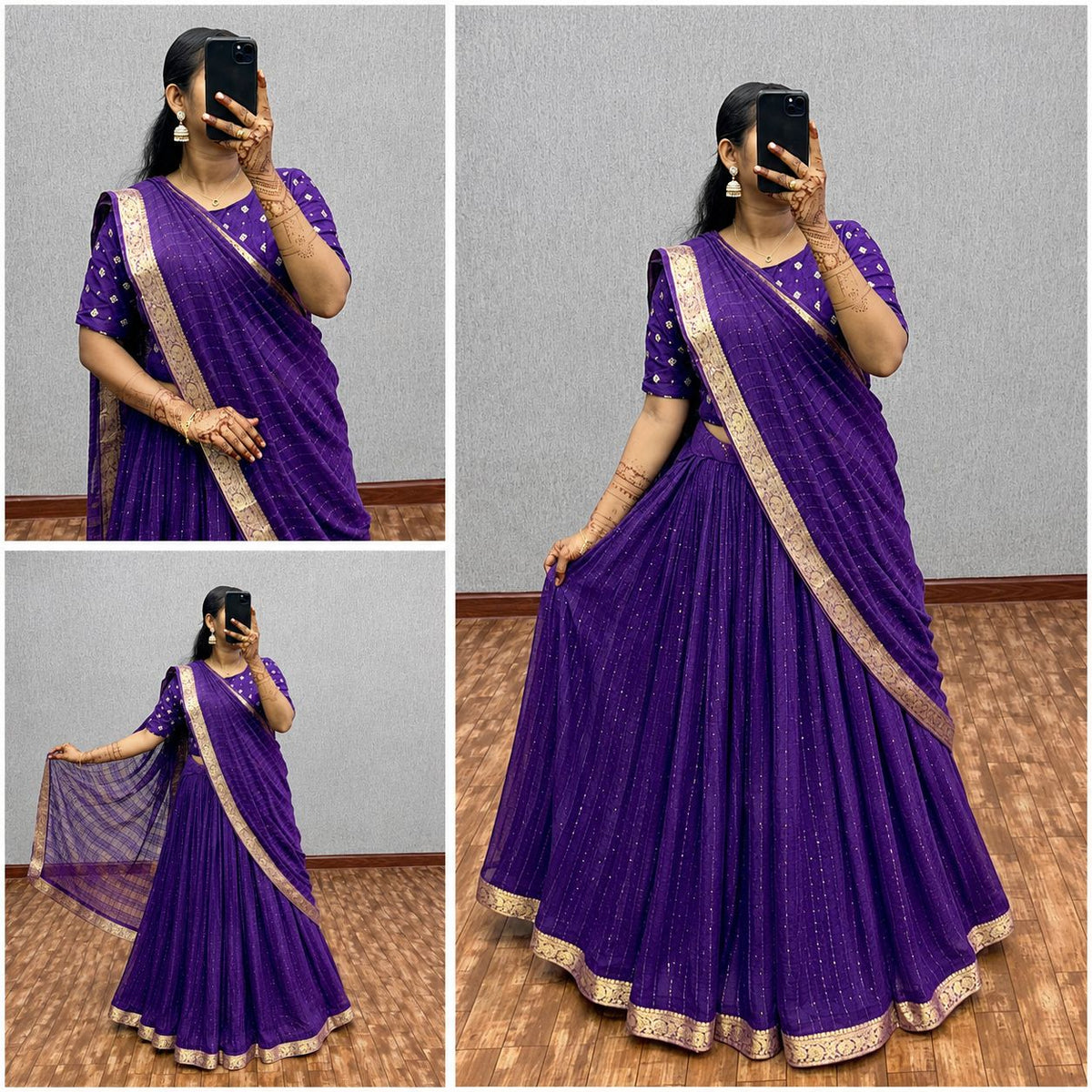 Pure viscose lehenga set