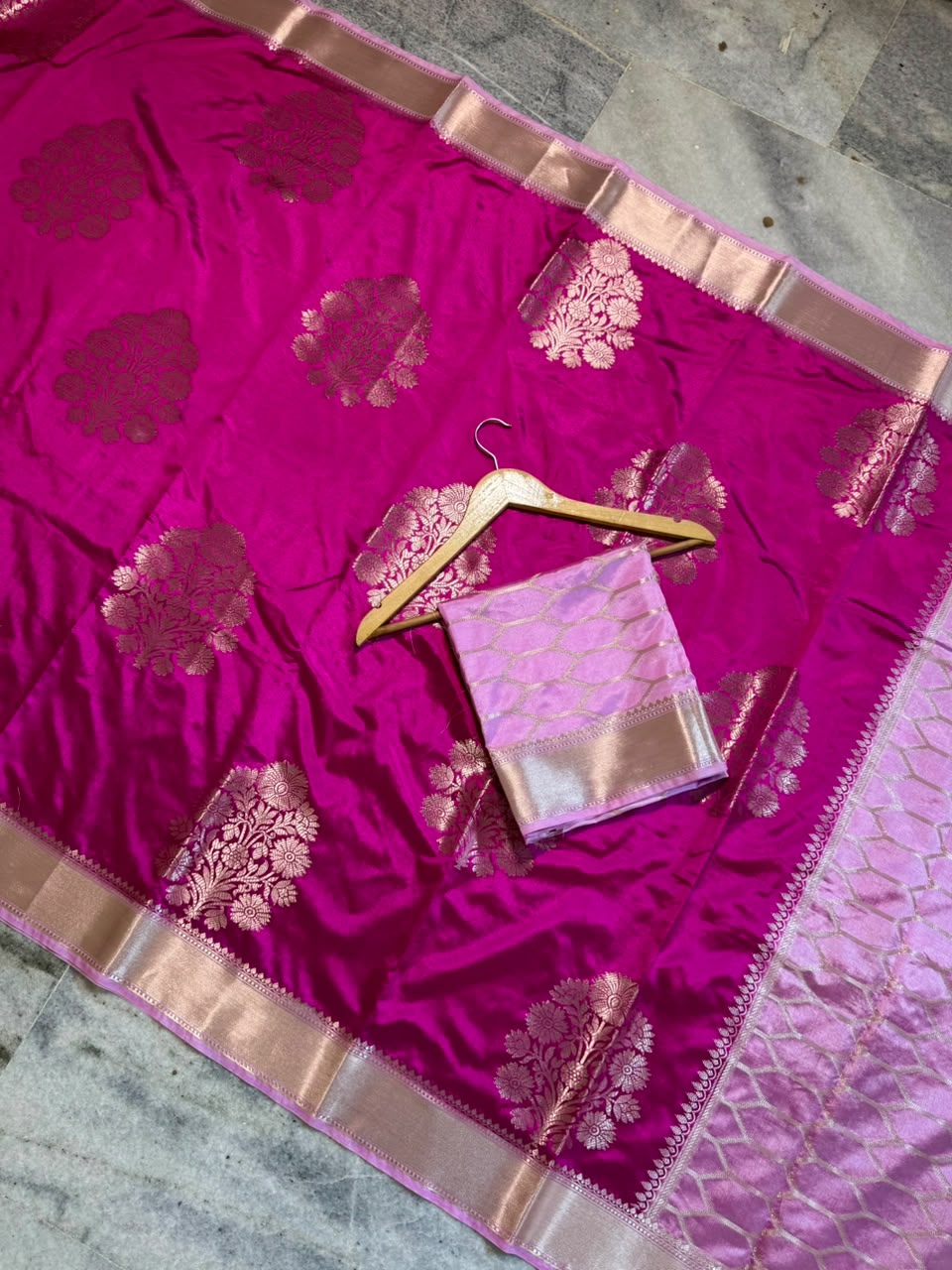 Banarasi ketan silk fabric saree