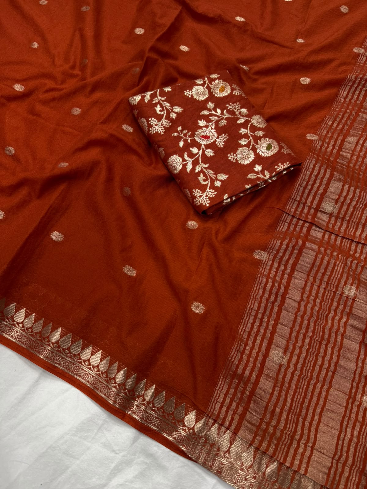 Mysore crape viscose sarees ✨