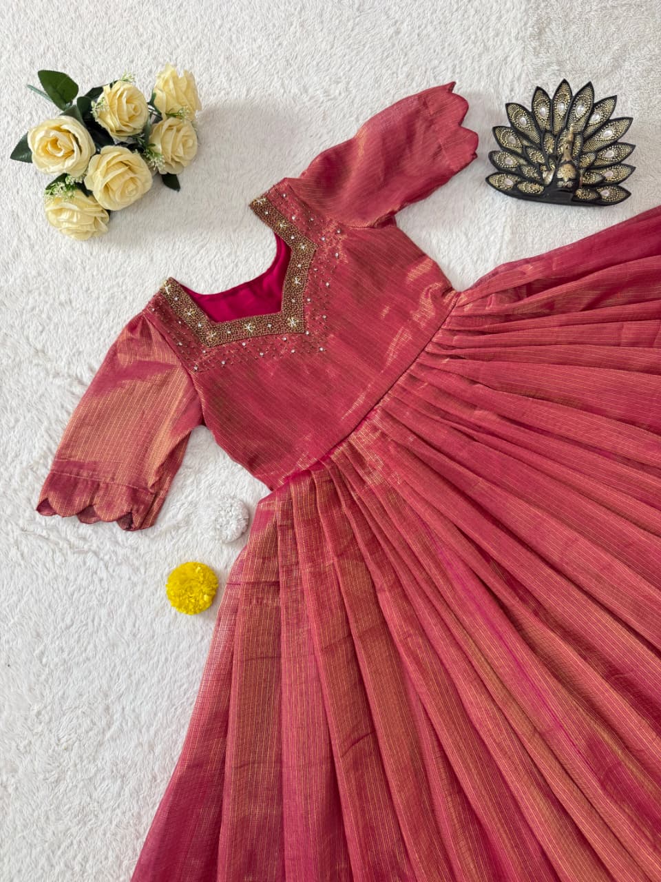 Kota tissue silk gown✨