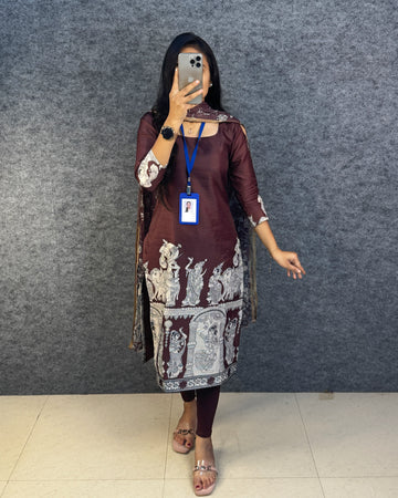 Kota cotton kurti set
