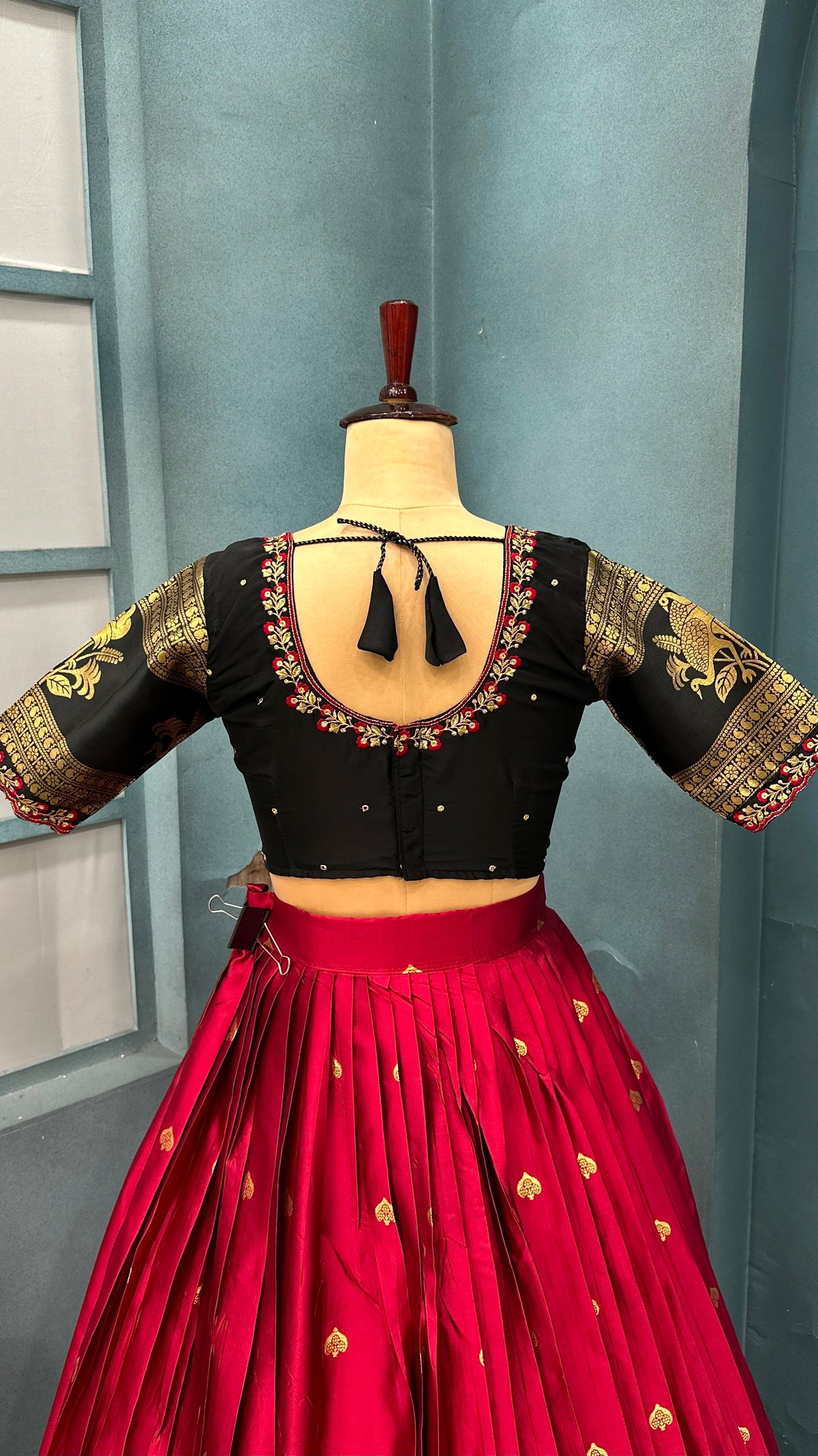 Full stiched Kanjivaram silk Lehenga