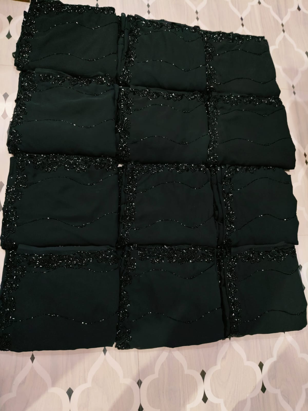 Black Designer Saree
