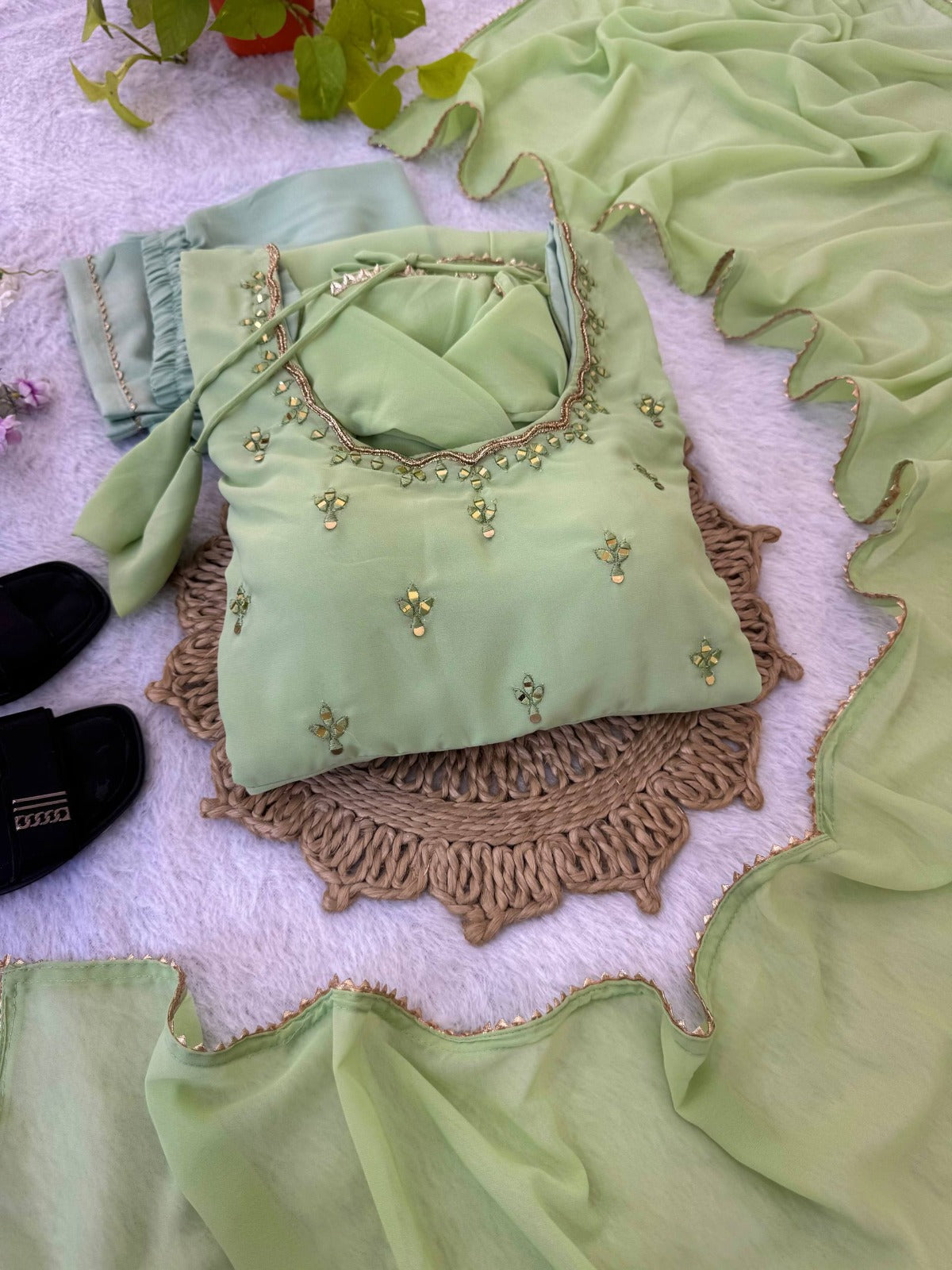 90's kidz favourite celebrity inspired anarkali suit ✨