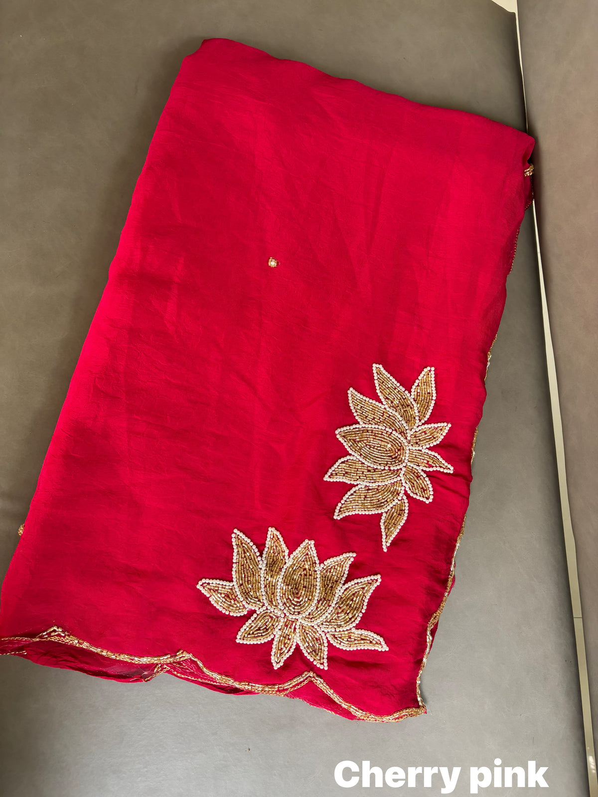 Soft rangoli crush silk saree ✨