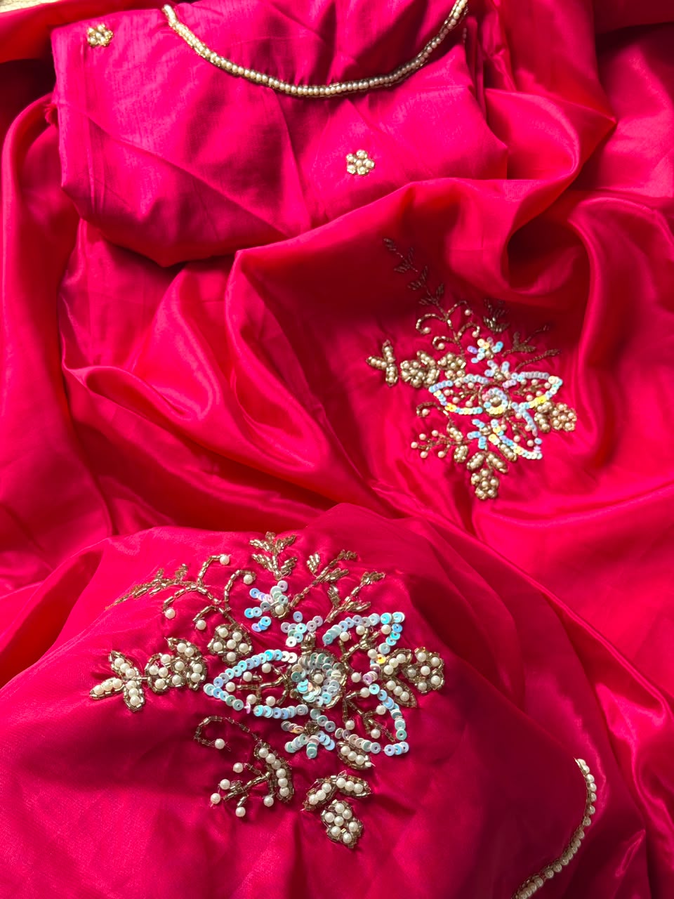 H.o silk designer saree ✨