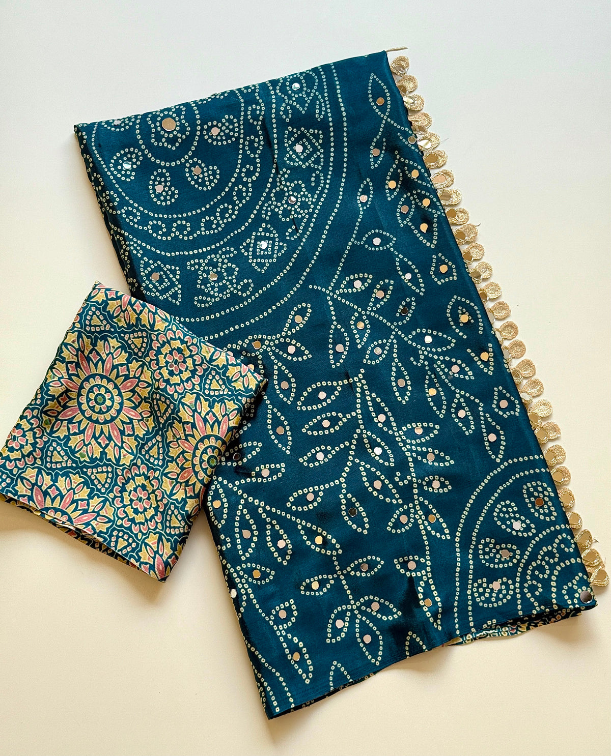 Pure satin silk saree