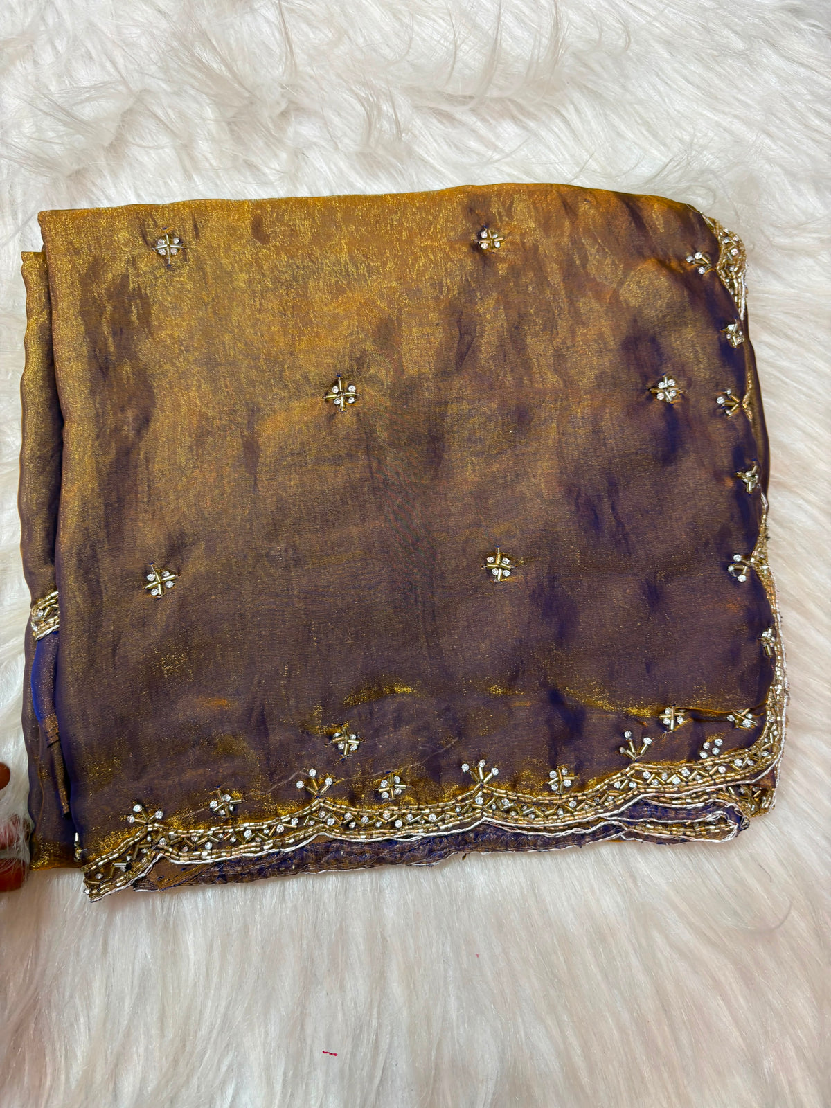 Space silk single line saree