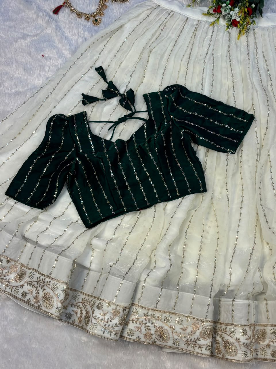 Premium space silk lehengas