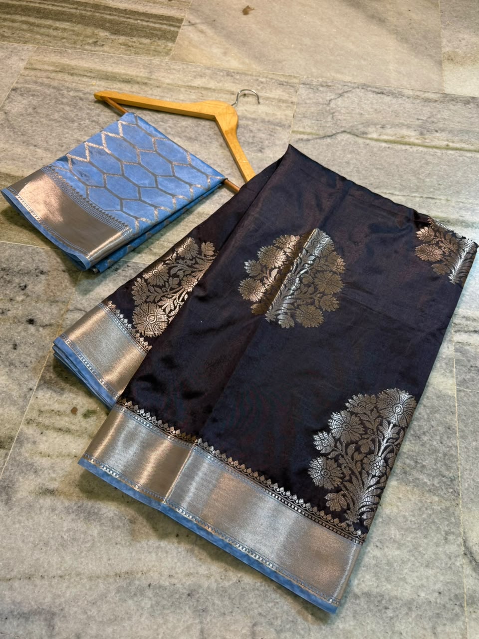 Banarasi ketan silk fabric saree