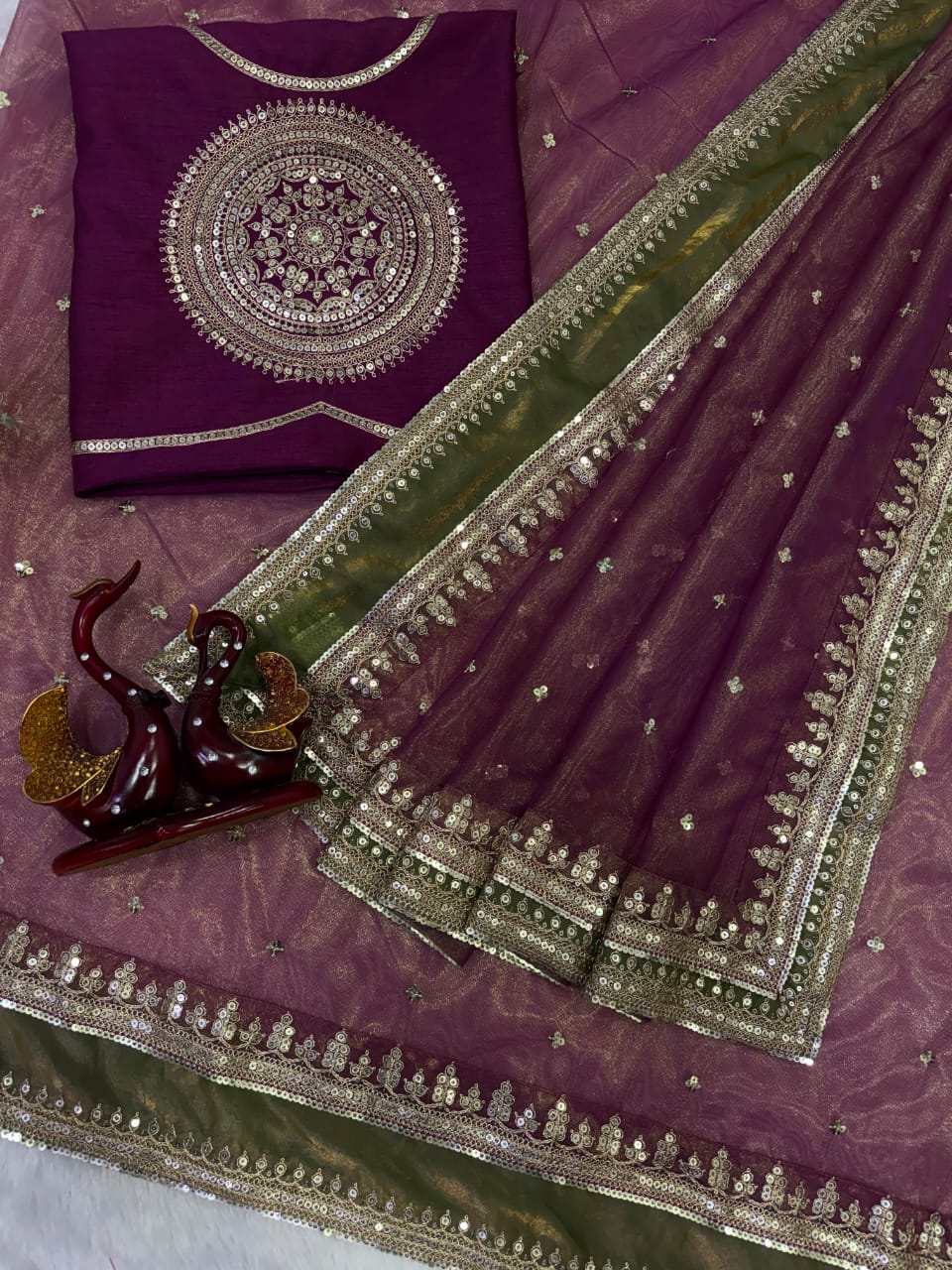 Celebrity inspired designer saree