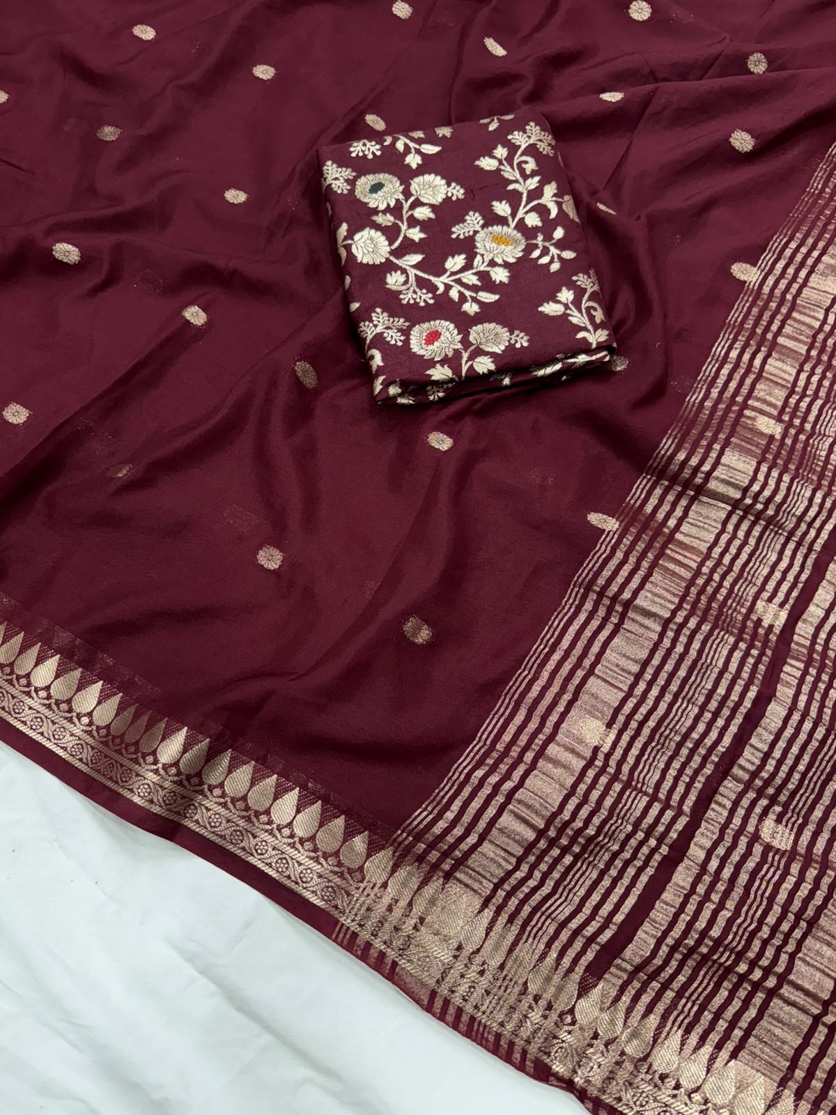 Mysore crape viscose sarees ✨