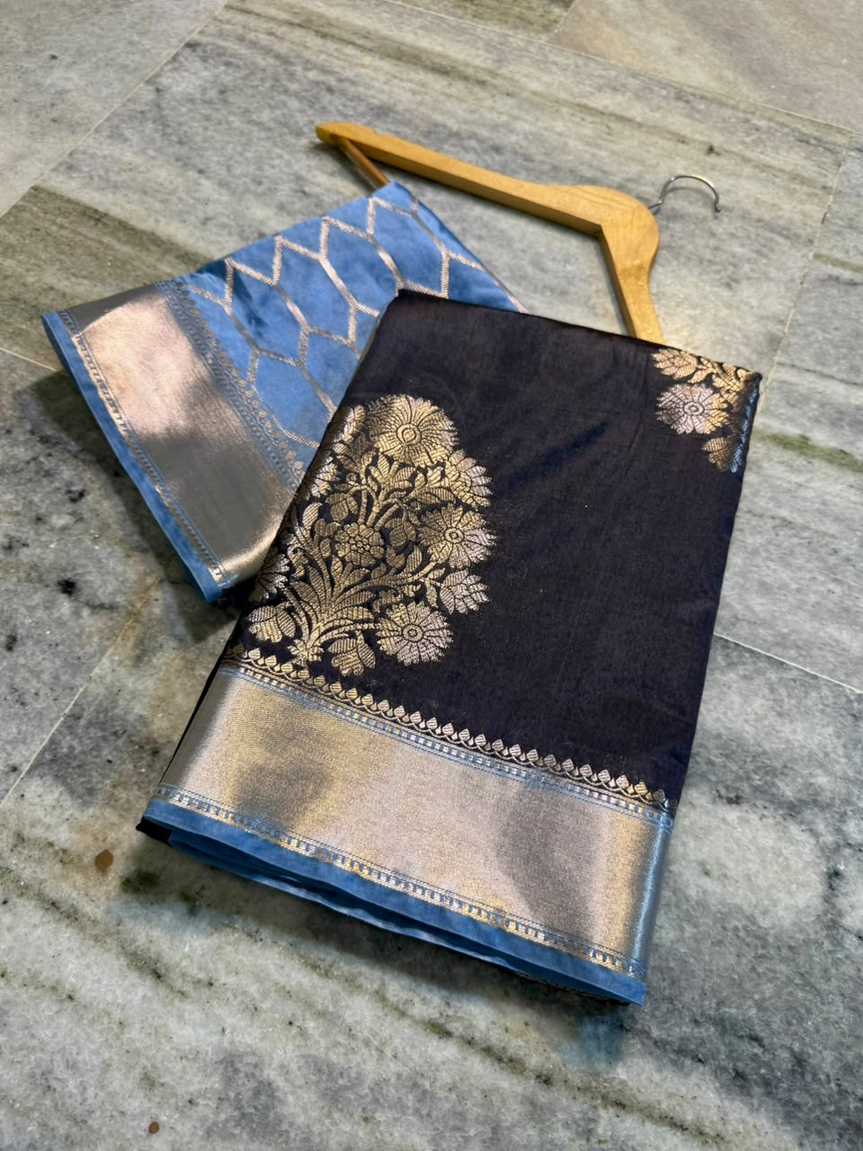 Banarasi ketan silk fabric saree