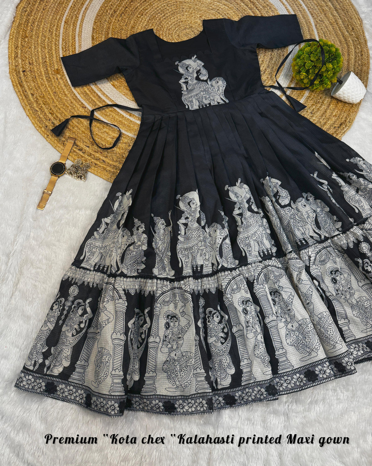 Kalamkari print  kota frocks