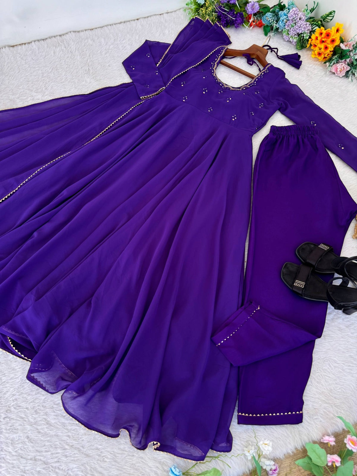 90's kidz favourite celebrity inspired anarkali suit ✨