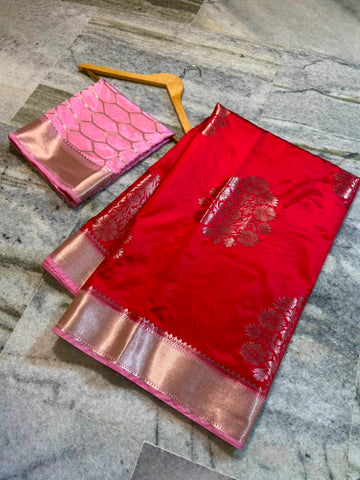 Banarasi ketan silk fabric saree