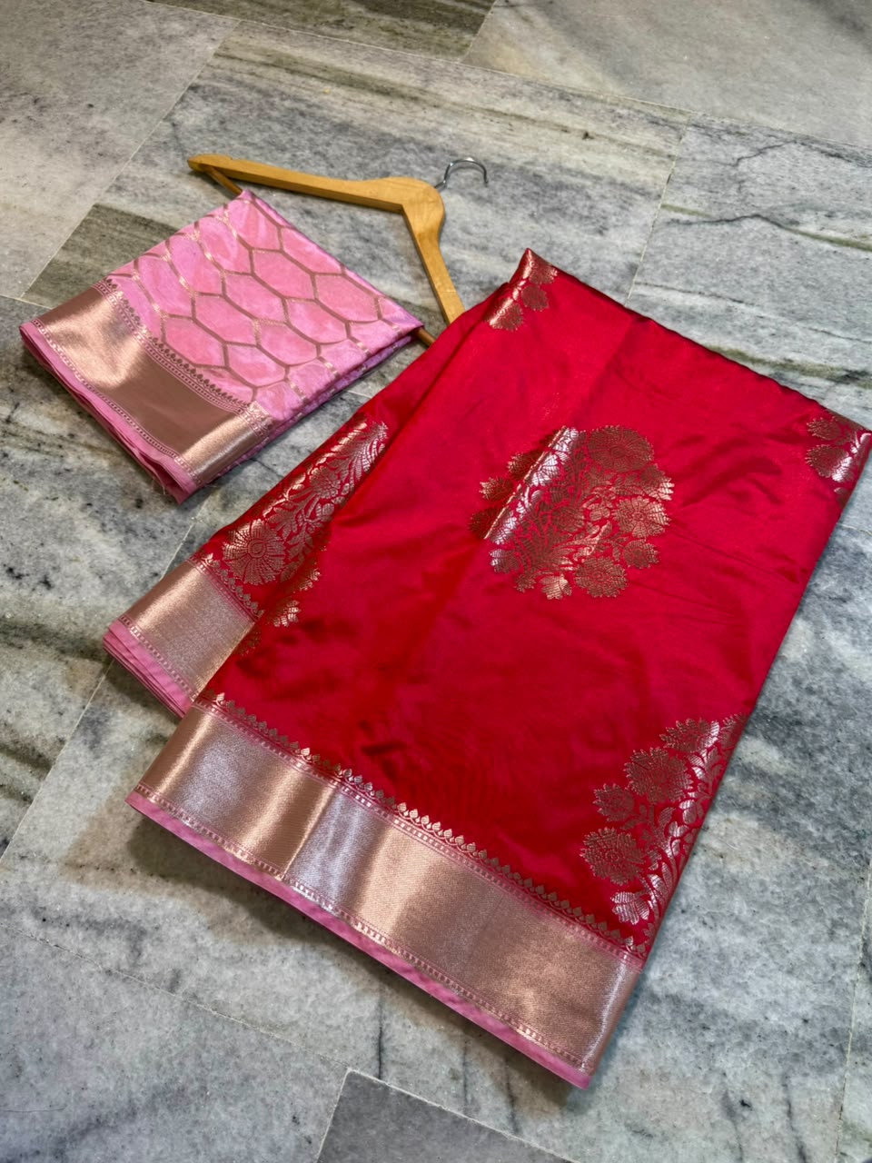 Banarasi ketan silk fabric saree