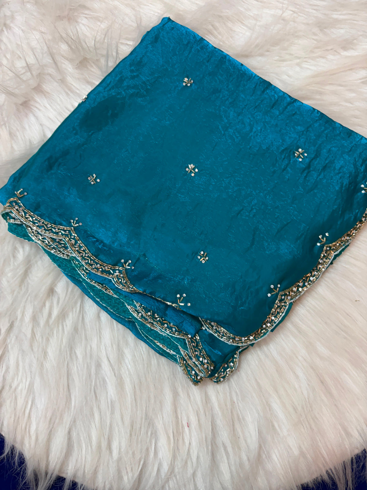 Space silk single line saree