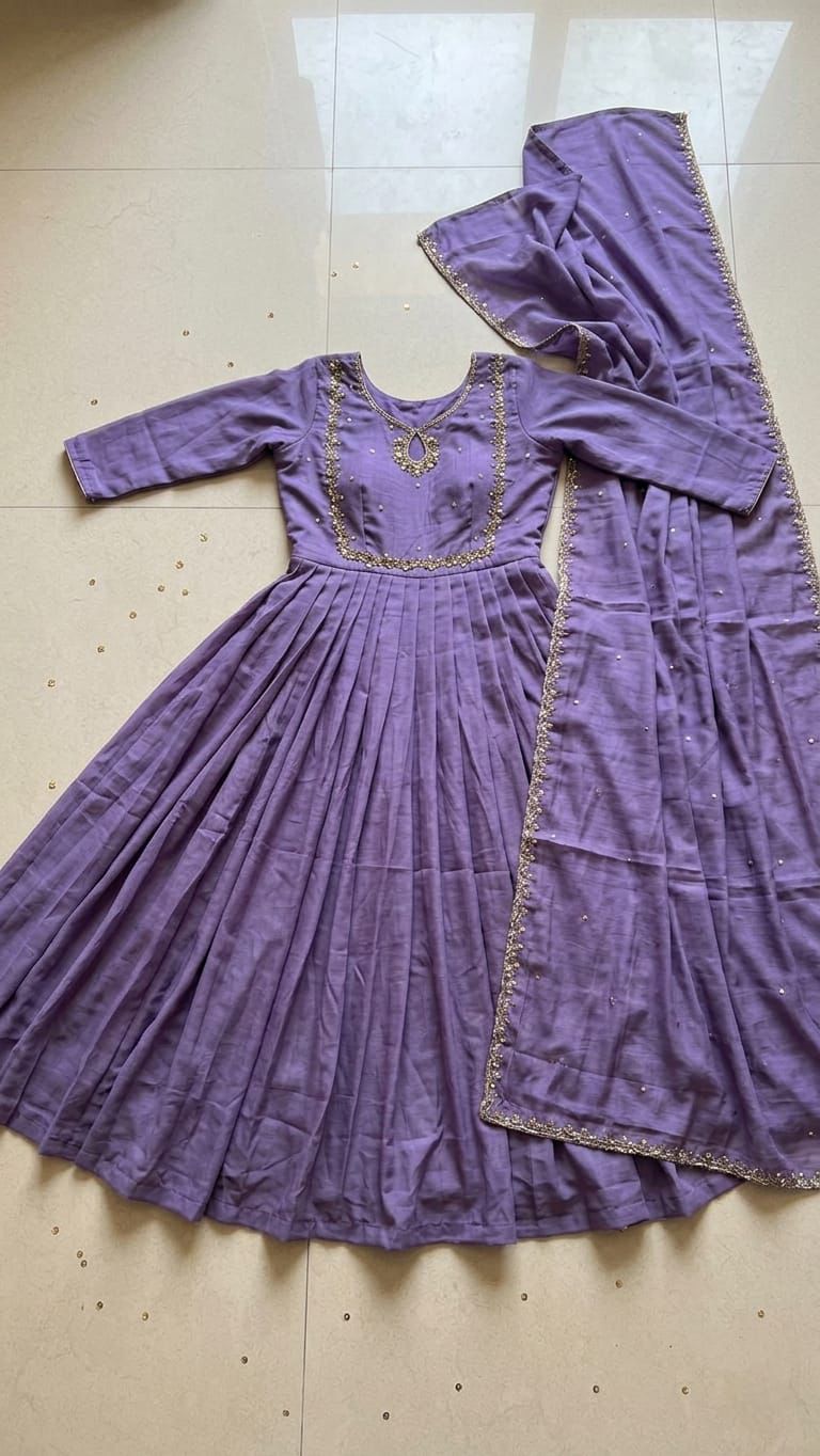 TARA Hand work Anarkali with Duppatta