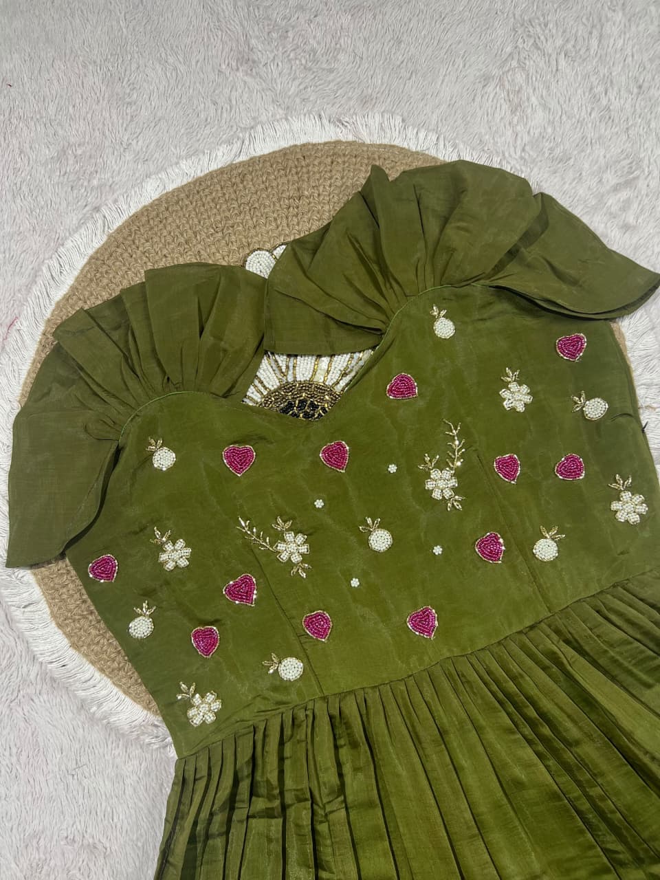 Elegant maggam work gown 👗