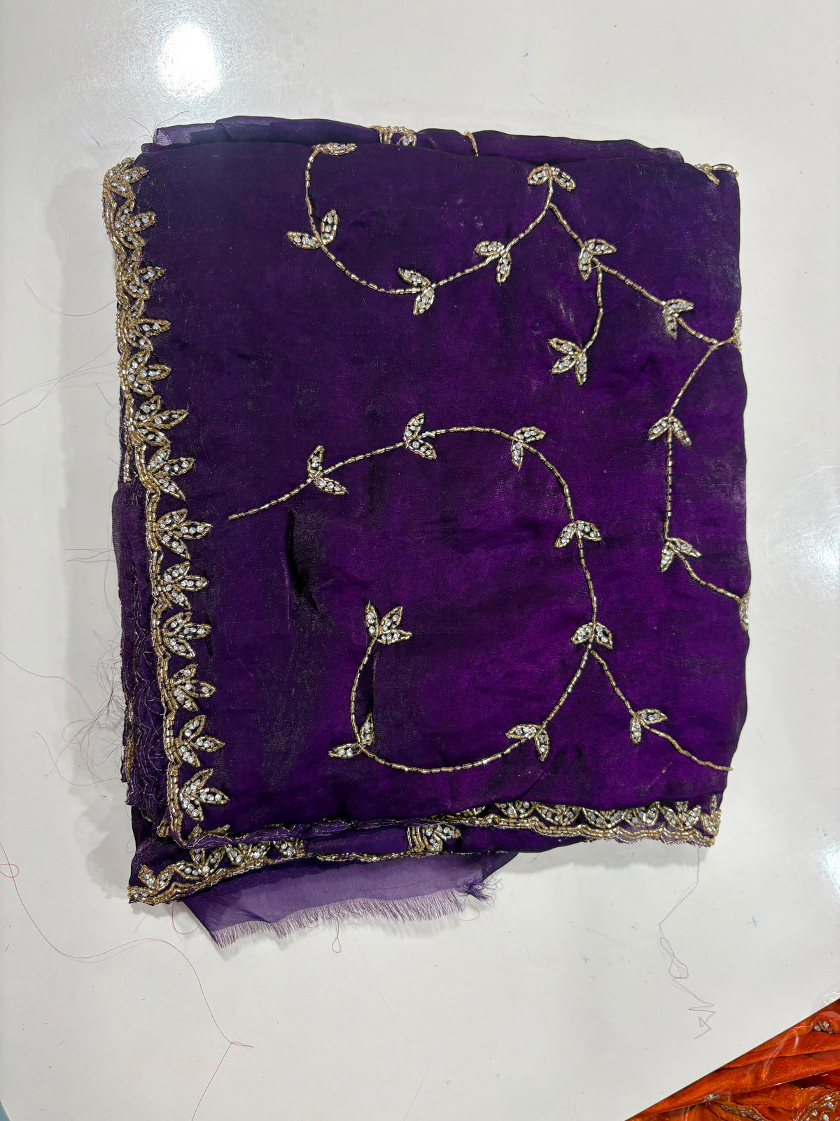 Hand work Jal design saree ✨