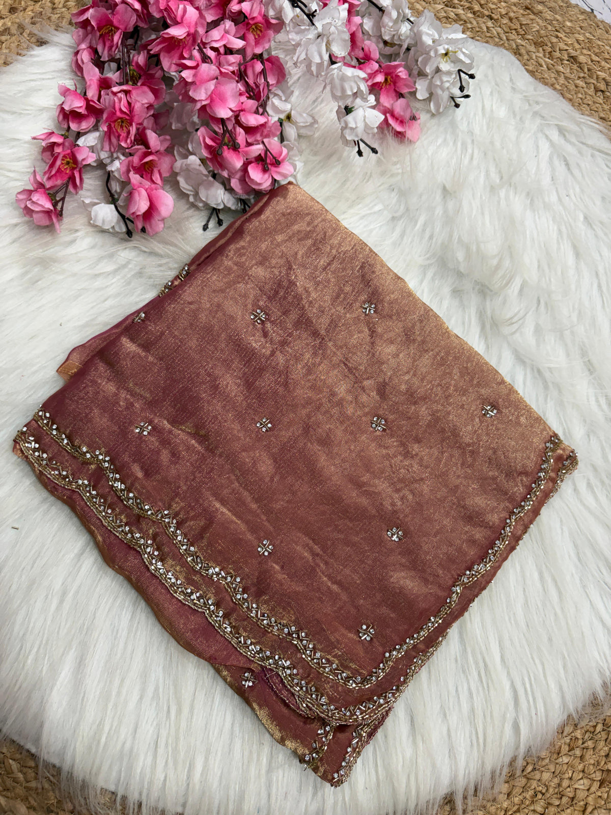 Rose 2 double line work sarees 🌹