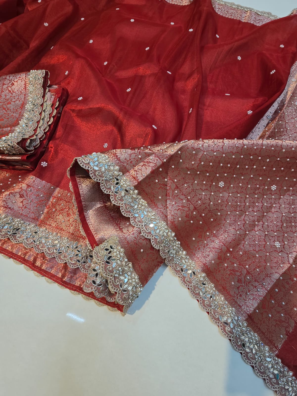Benaresi tissue silk saree ✨