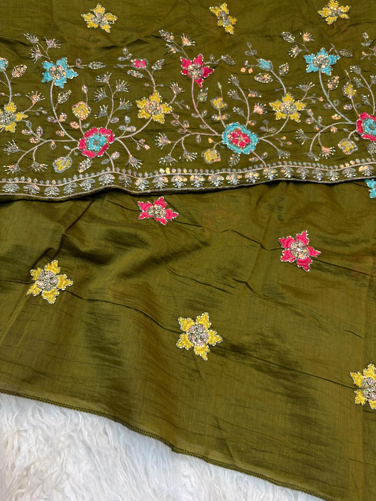Mull cotton designer saree ✨