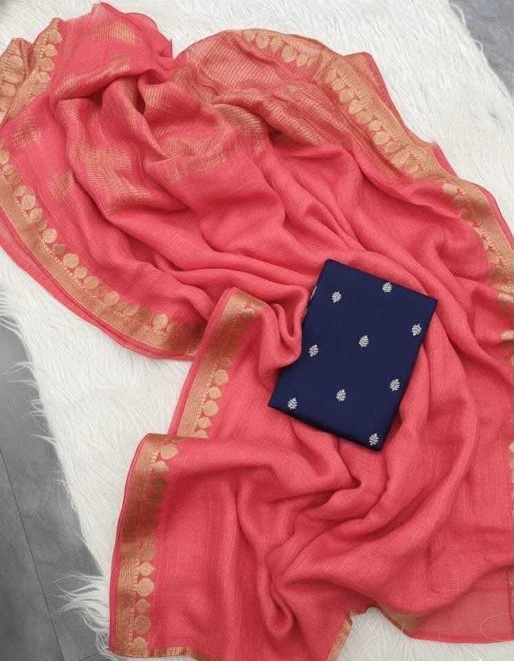 Viscose georgette checks saree ✨