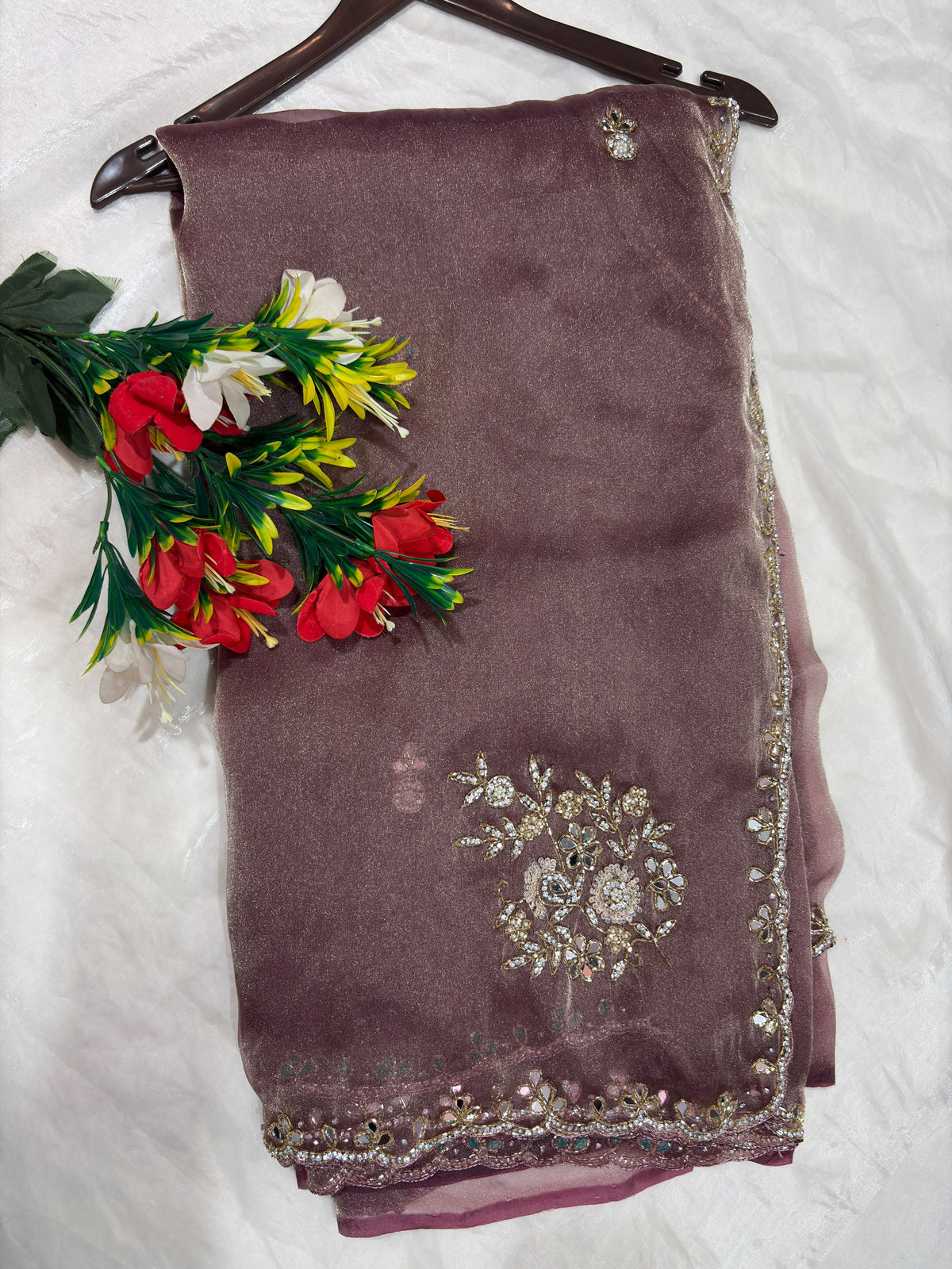 Sufi tissue designer saree ✨