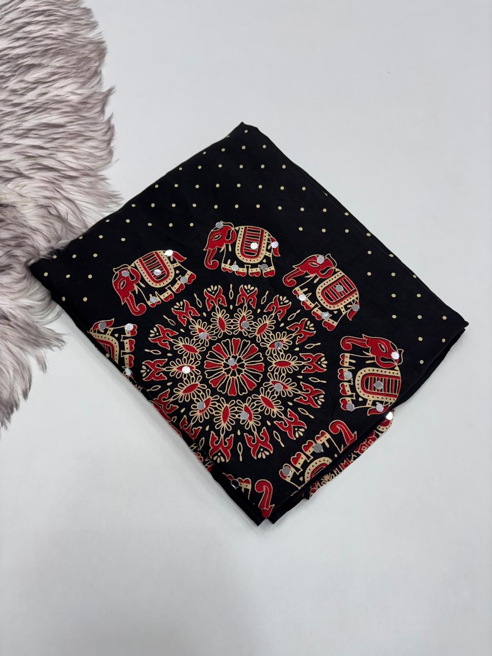 New hit Azrak sartin saree ✨