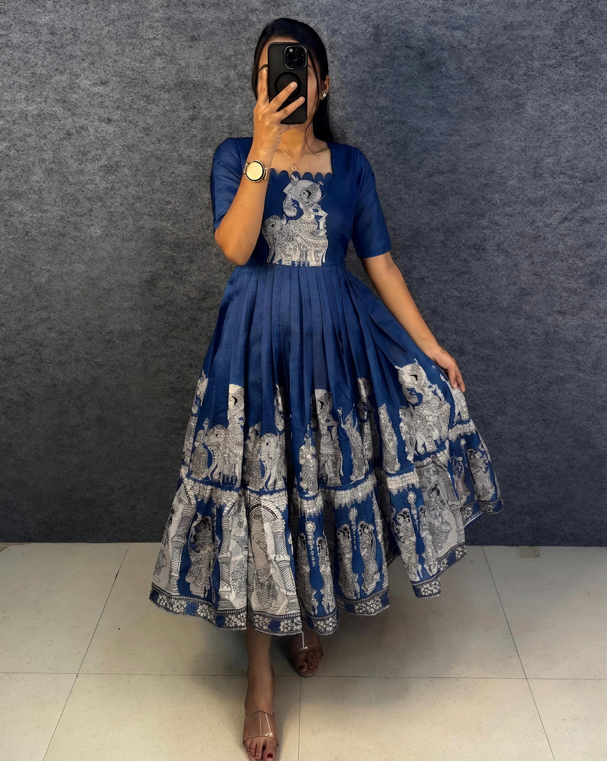 Kalamkari print  kota frocks