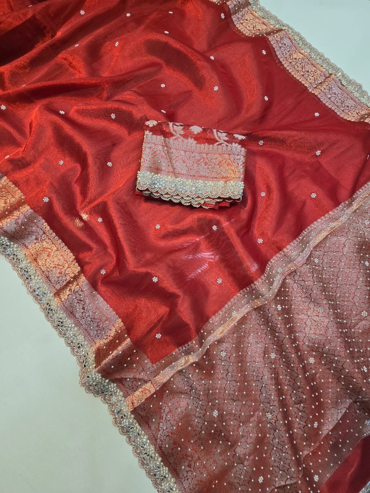 Benaresi tissue silk saree ✨