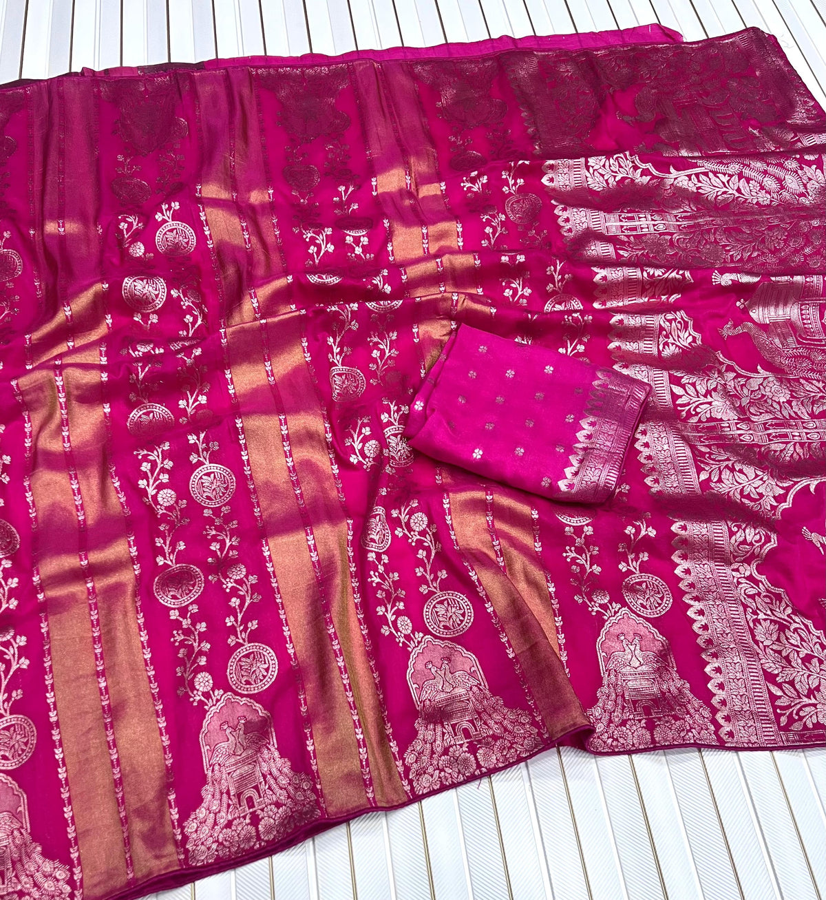 Chiniya Tisu silk saree