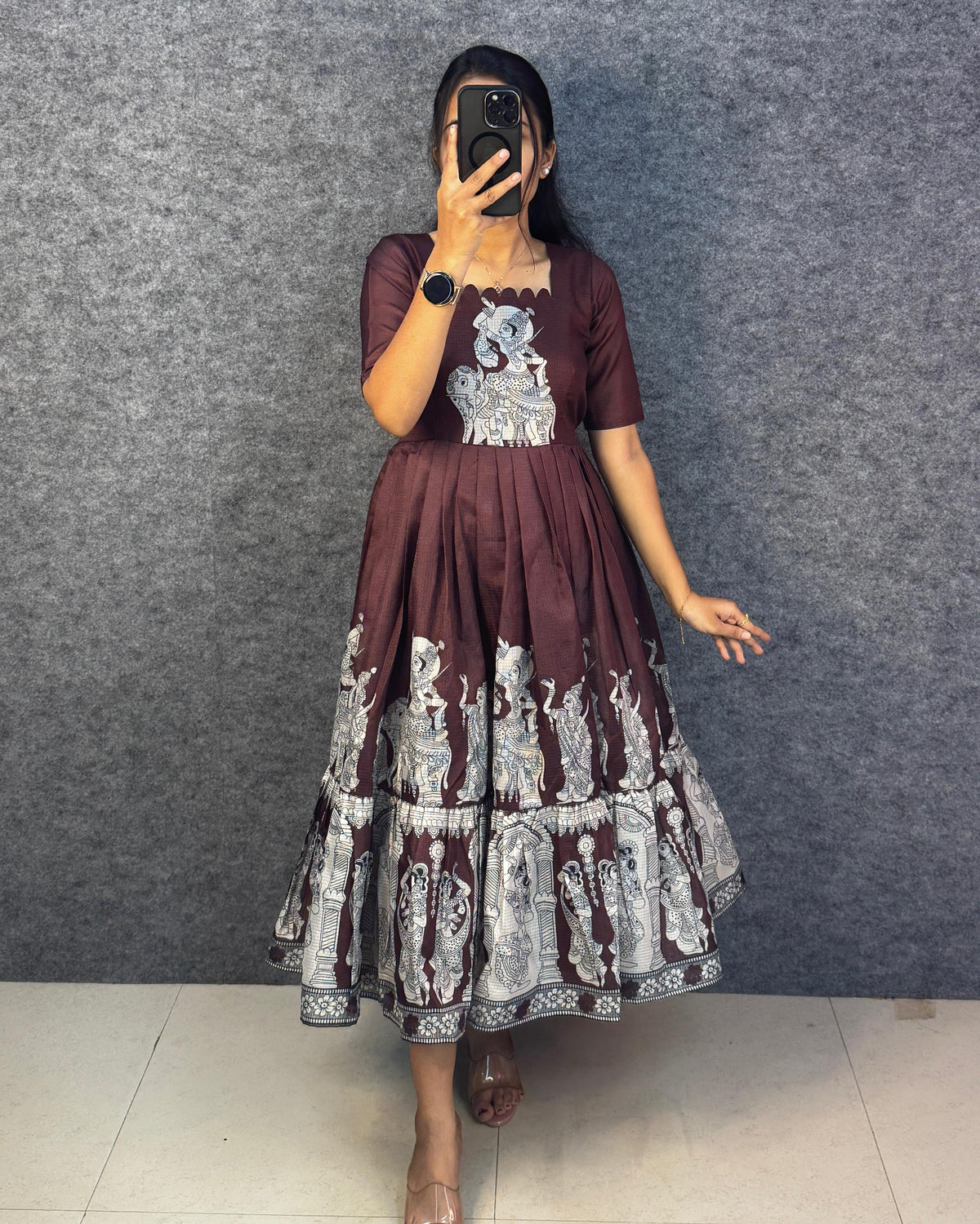 Kalamkari print  kota frocks