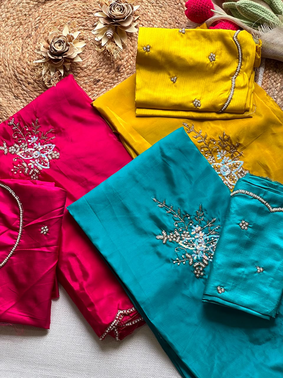 H.o silk designer saree ✨