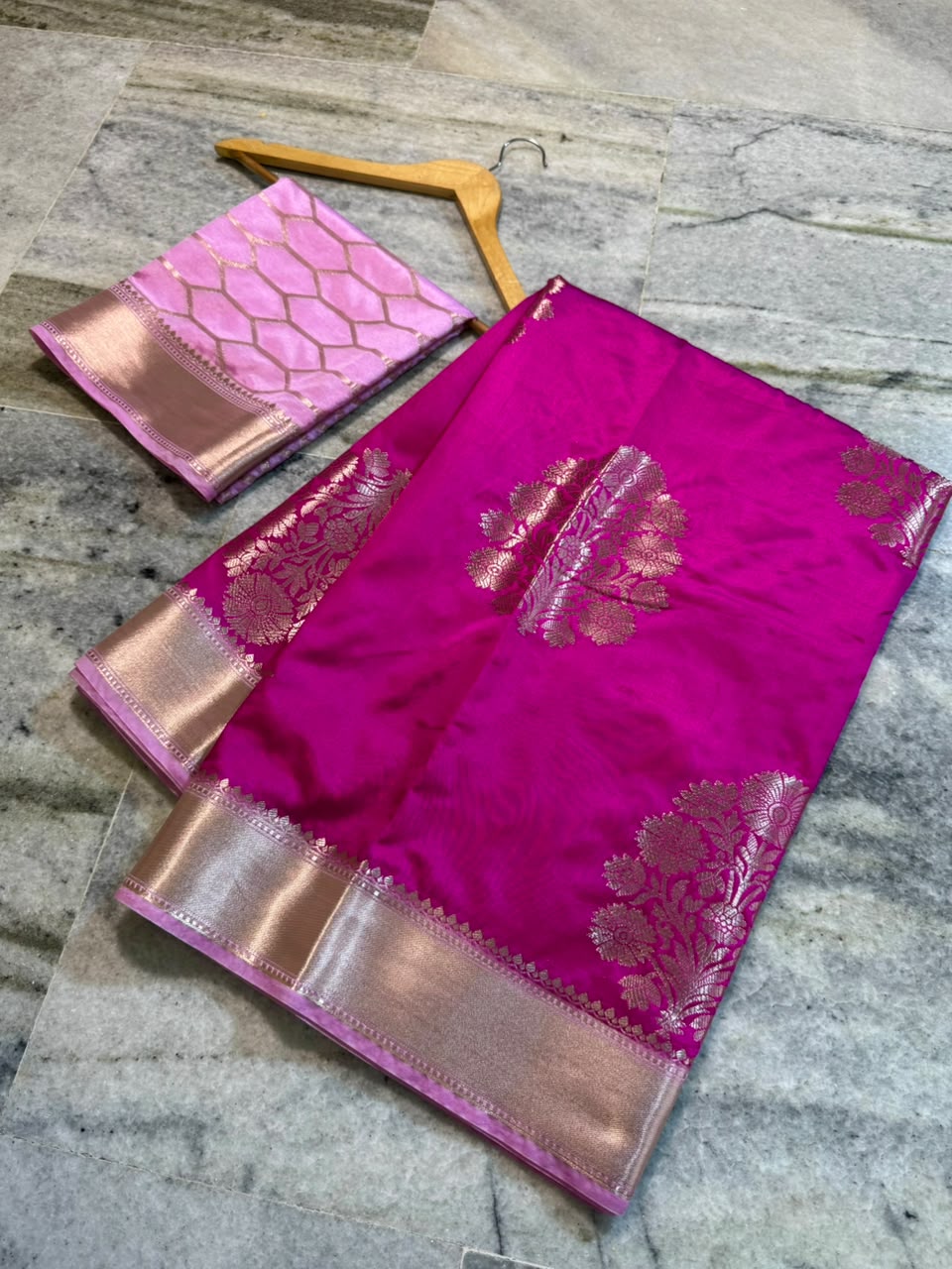 Banarasi ketan silk fabric saree