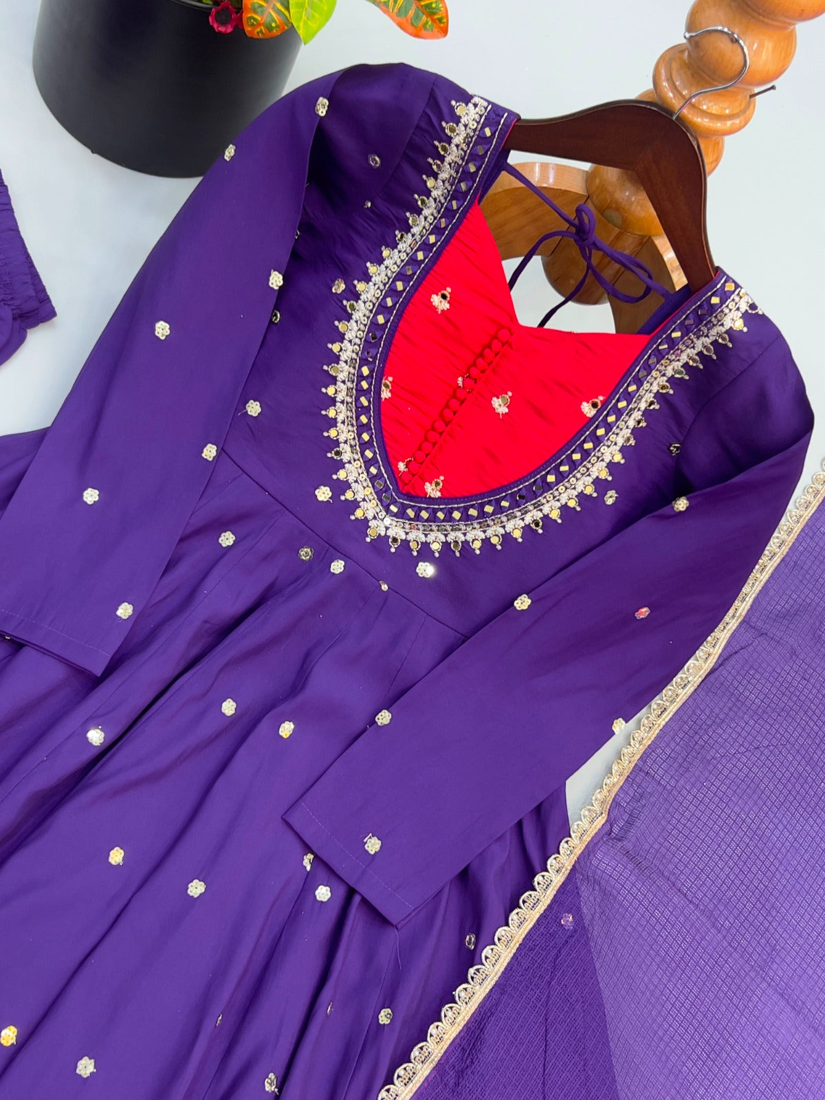 Anarkali Three Piece Set