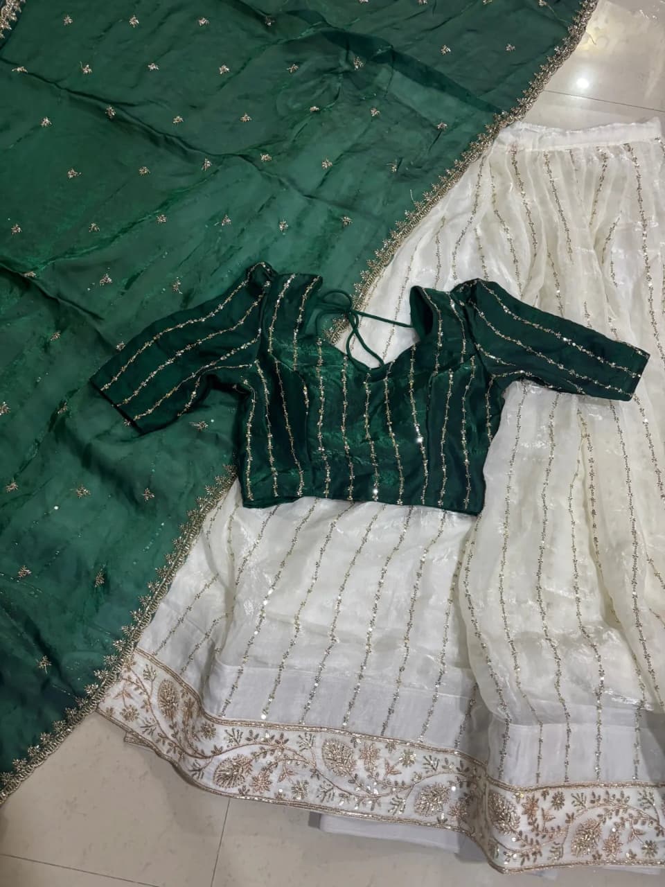 Premium space silk lehengas