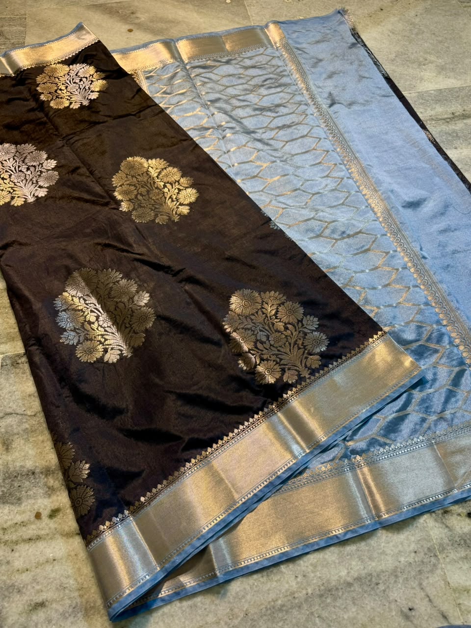 Banarasi ketan silk fabric saree