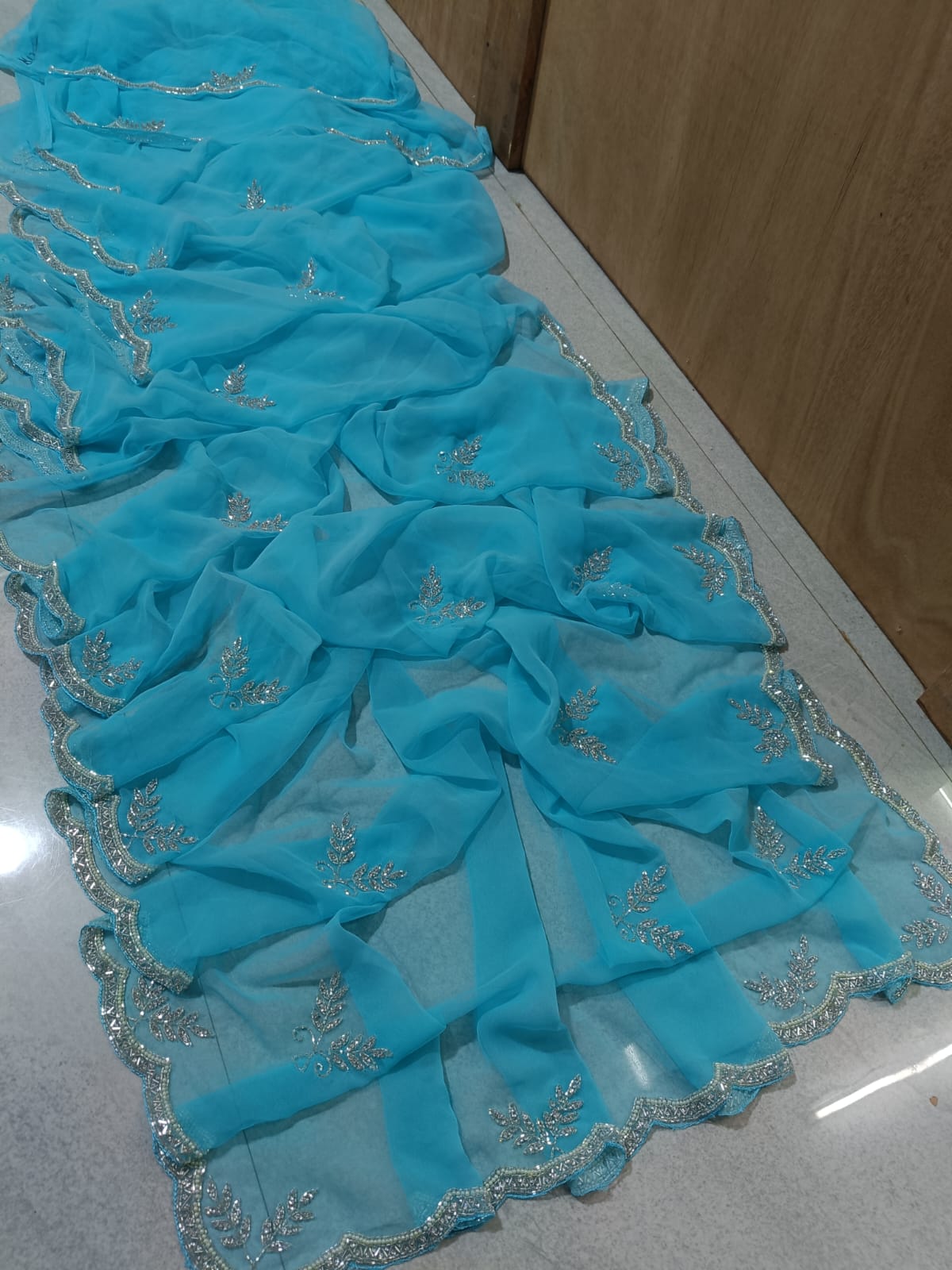 Lilly royal georgette saree ✨