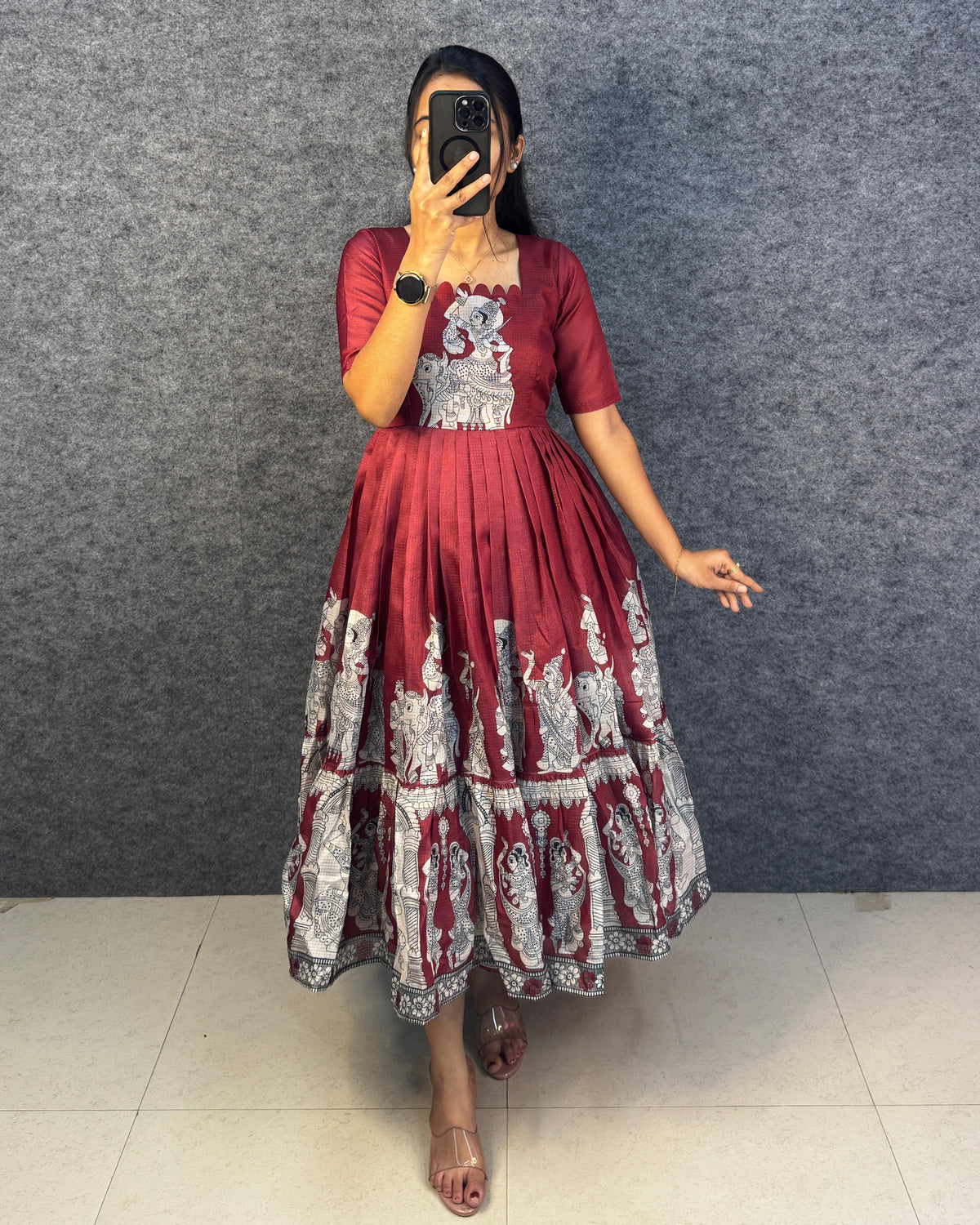 Kalamkari print  kota frocks