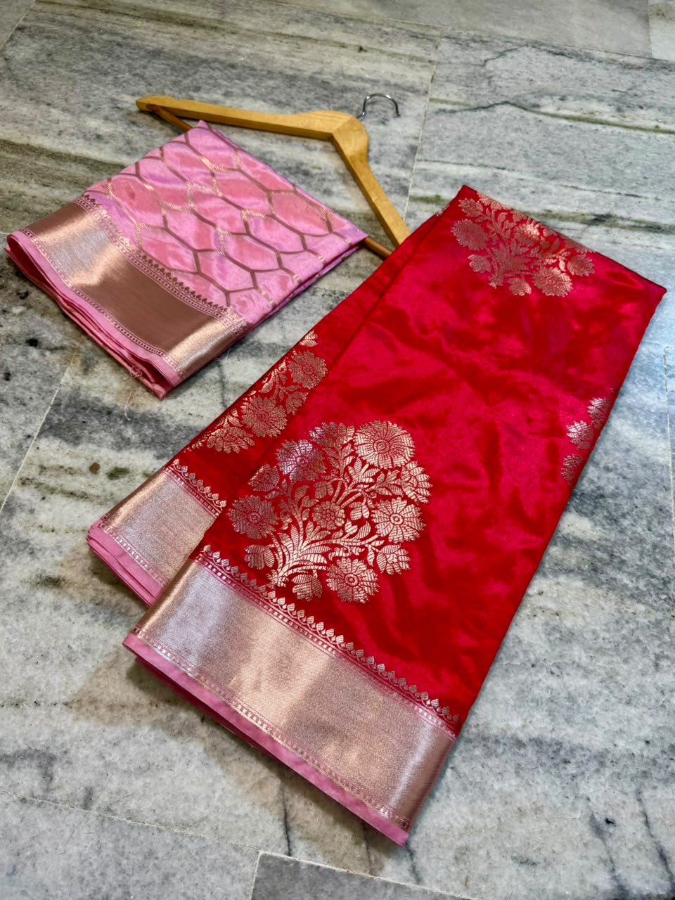 Banarasi ketan silk fabric saree