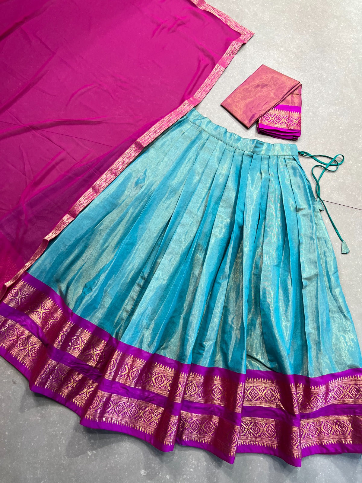 Kanchipuram silk Lehenga