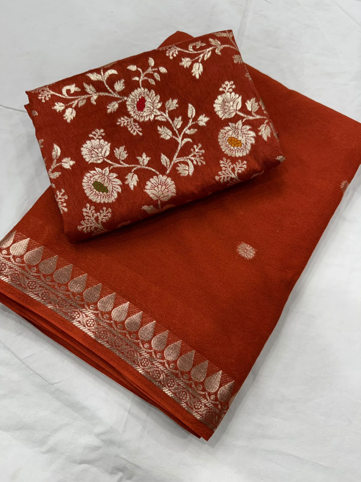 Mysore crape viscose sarees ✨