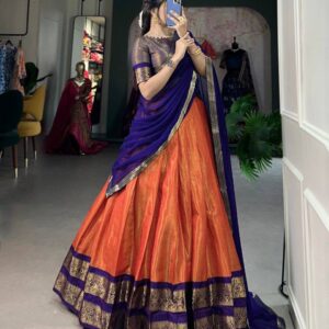 Kanchipuram silk lehenga